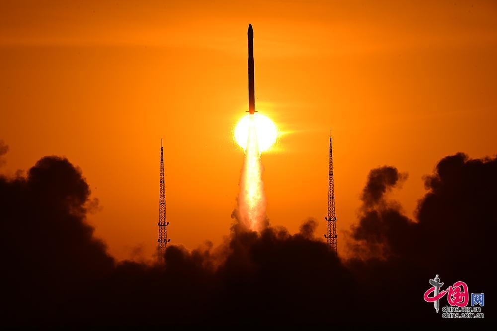 中国成功发射天目一号气象星座11~14星